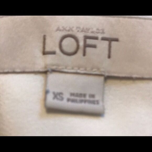 LOFT XS White Sleeveless Top - Picture 5 of 5